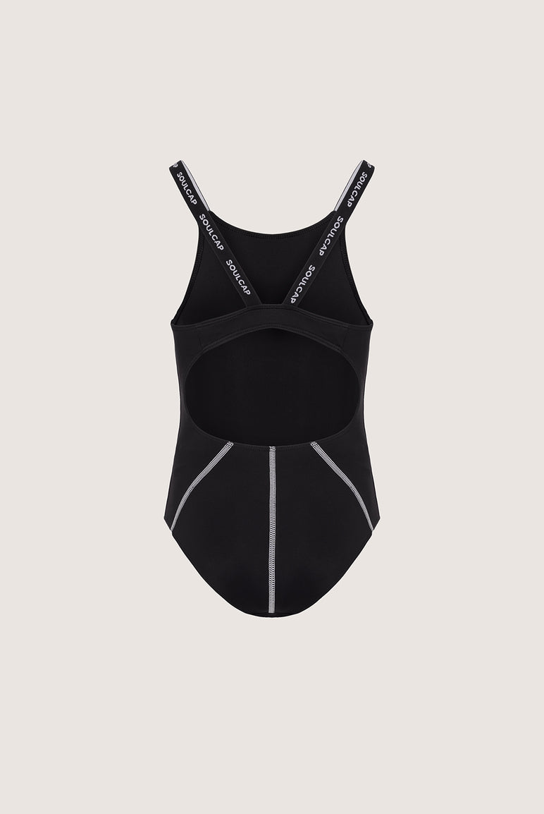Girls Racerback One-Piece Swimsuit