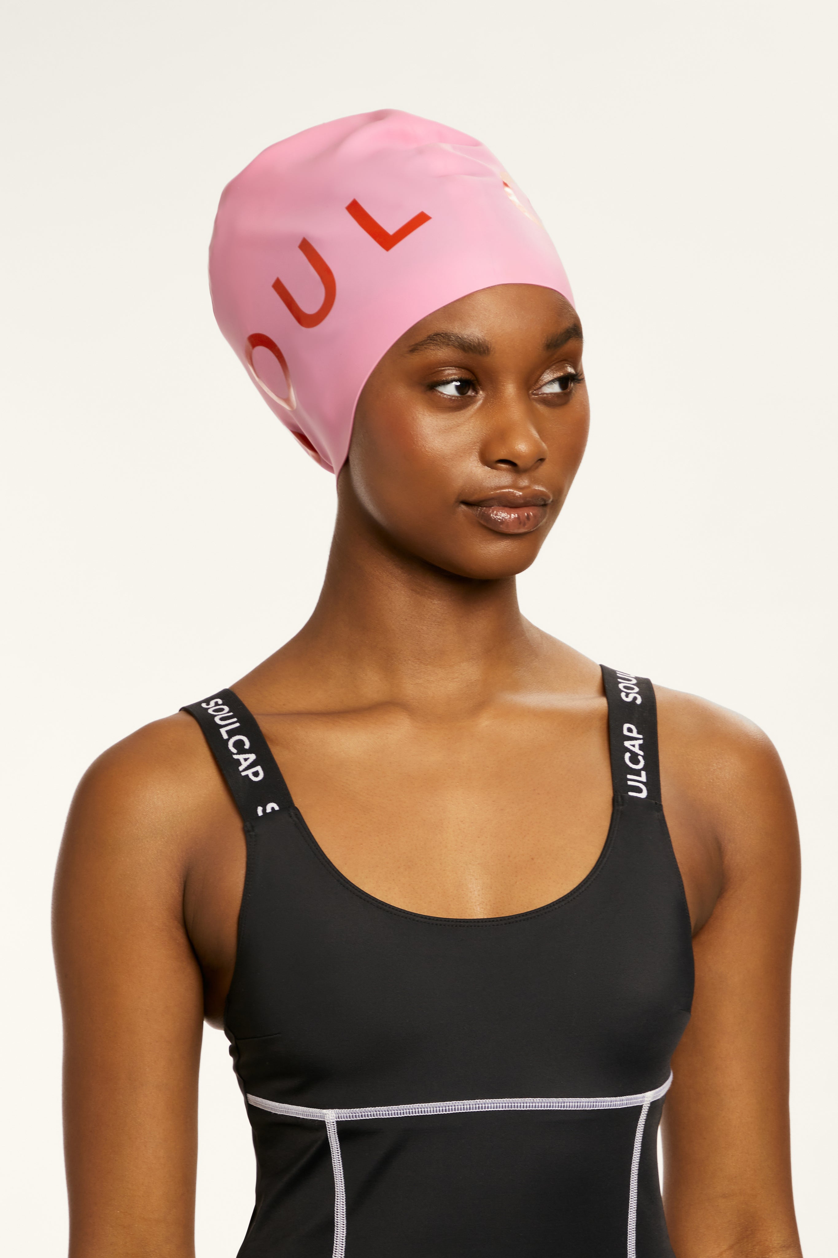 Bold Logo Swim Cap