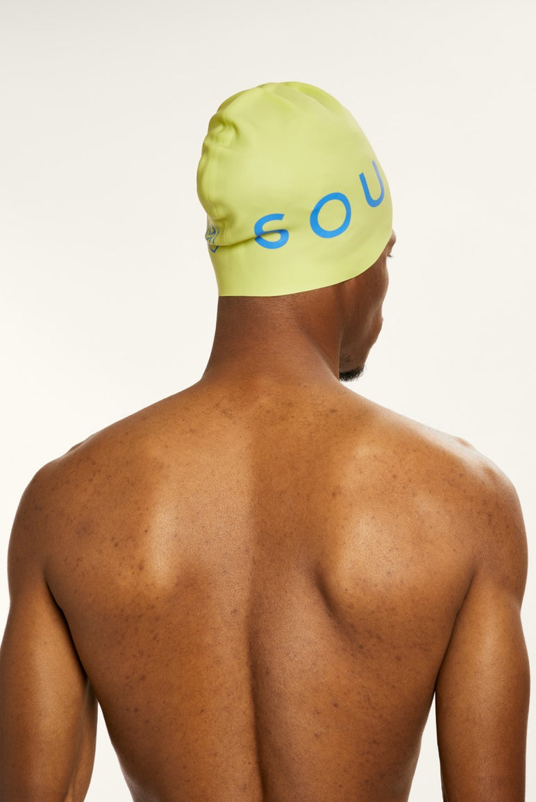 Contrast Logo Swim Cap