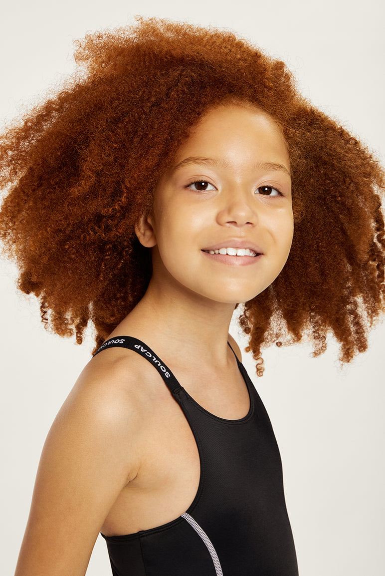 Girls Racerback One-Piece Swimsuit