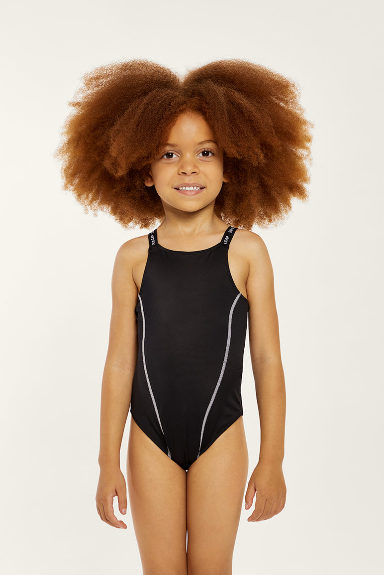 Girls Racerback One-Piece Swimsuit