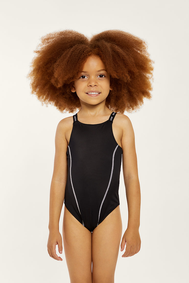 Girls Racerback One-Piece Swimsuit