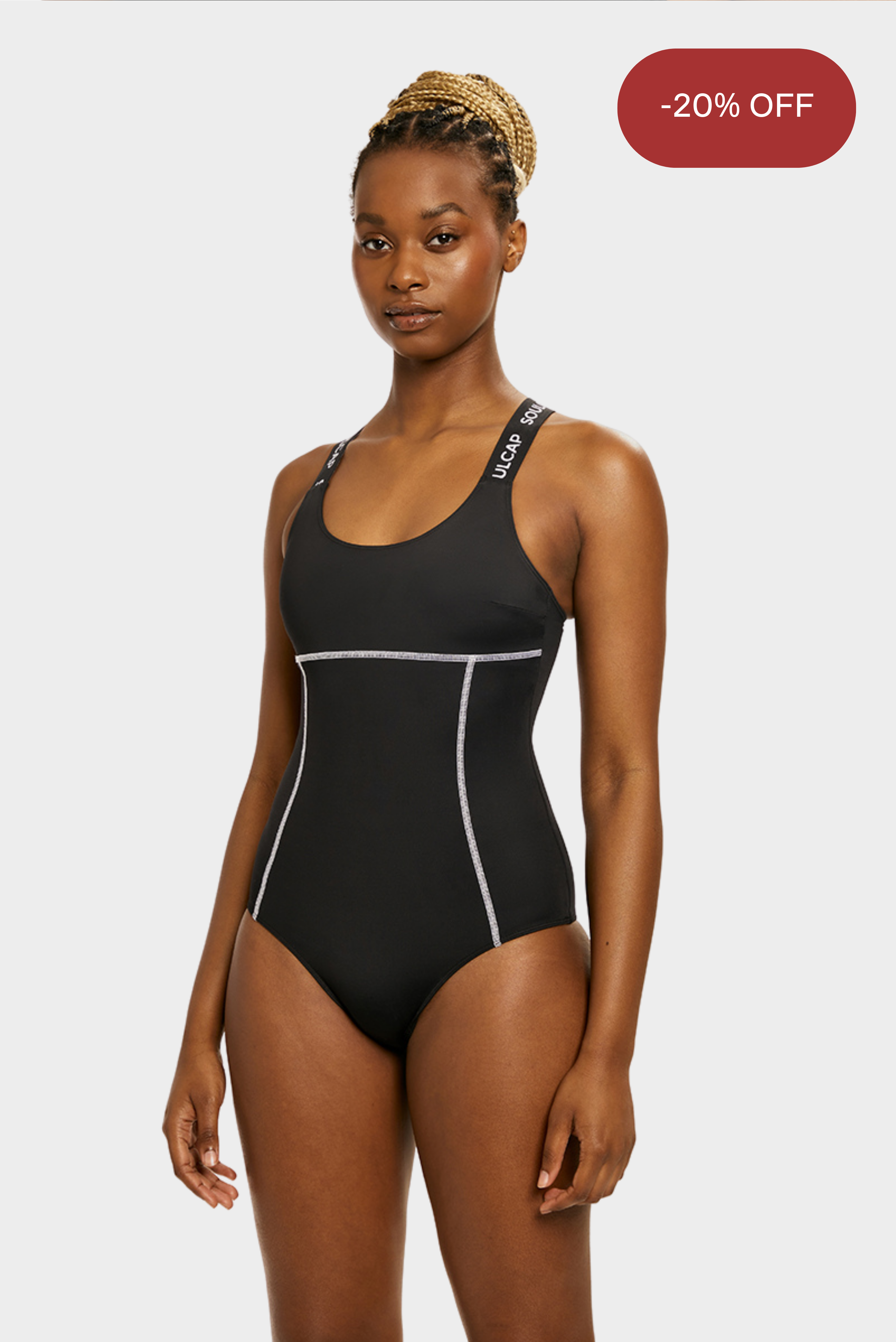 Women's One-Piece Swimsuit with Adjustable Straps