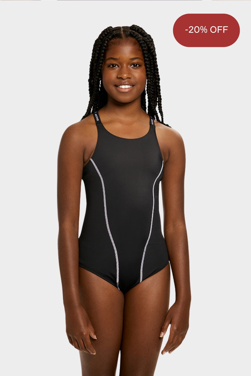 Girl's Racerback One-Piece Swimsuit