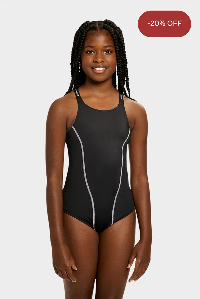 Girl's Racerback One-Piece Swimsuit