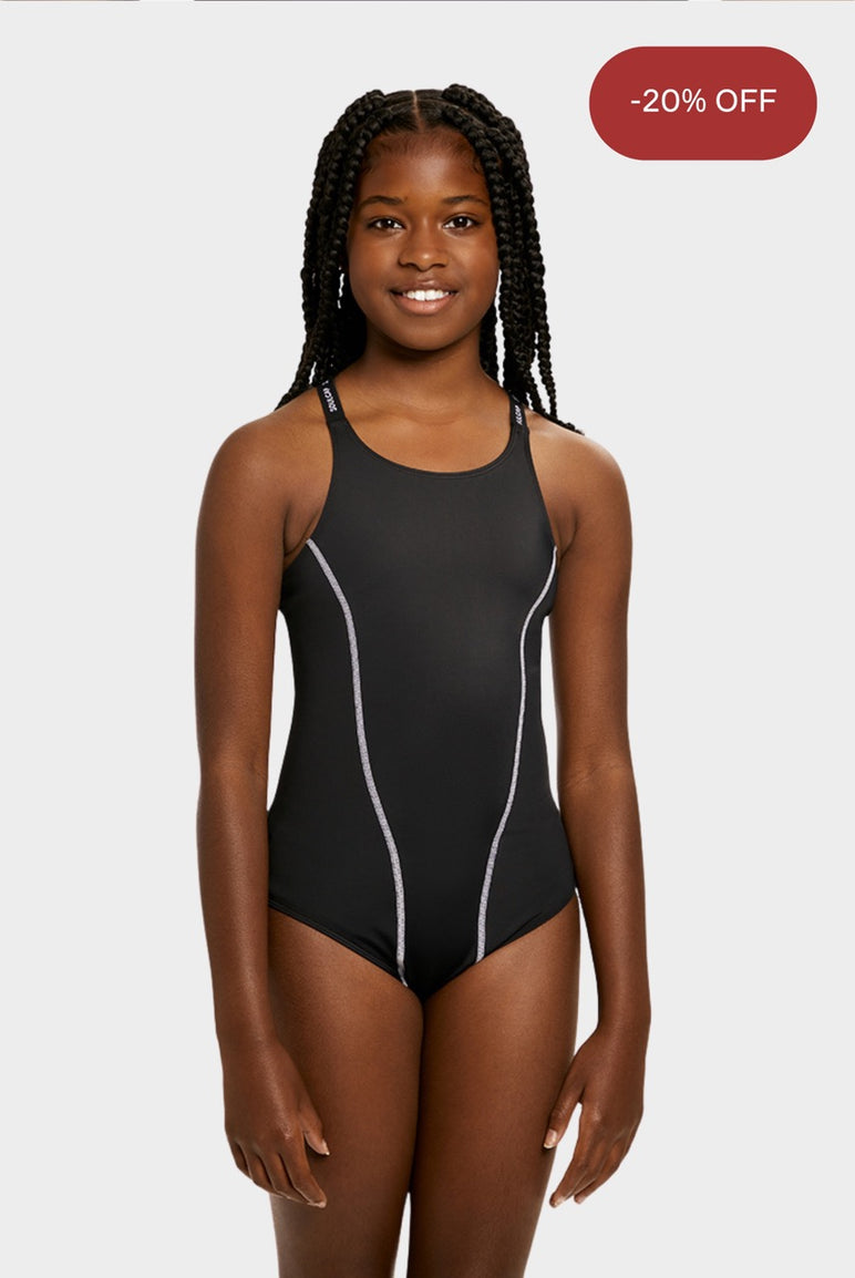 Girl's Racerback One-Piece Swimsuit