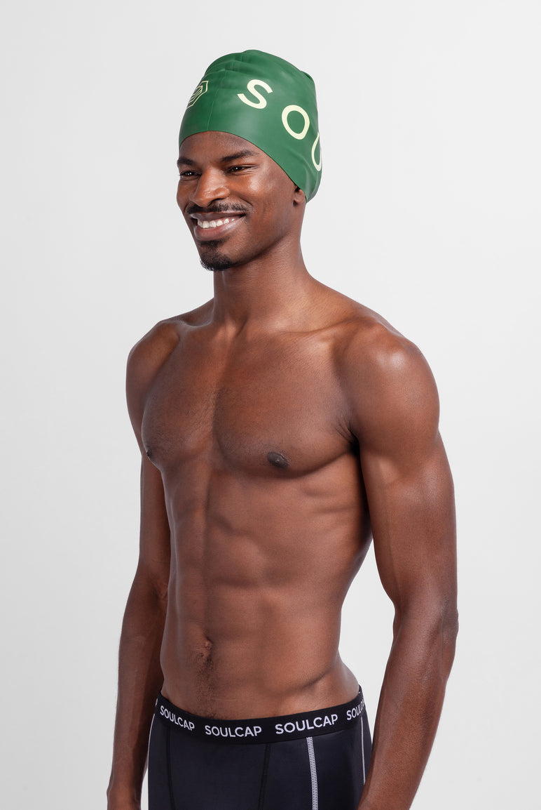 Bold Logo Swim Cap