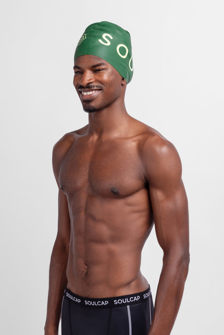 Bold Logo Swim Cap