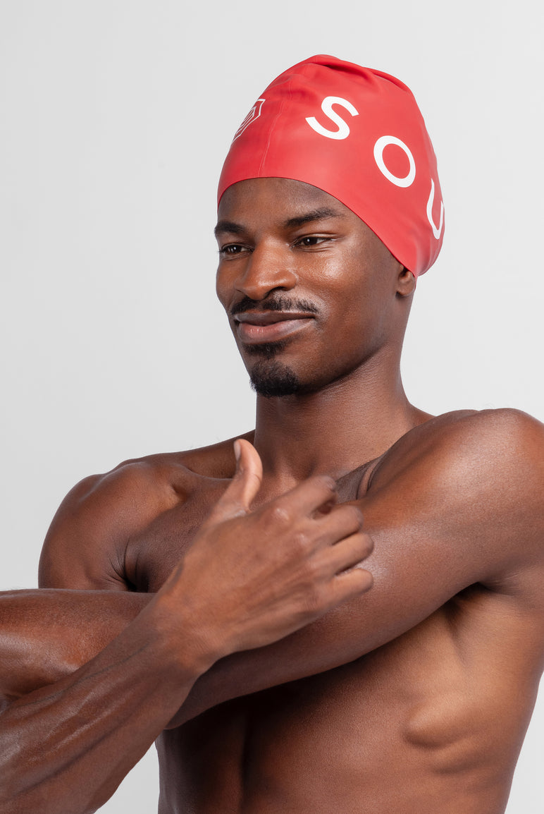 Bold Logo Swim Cap