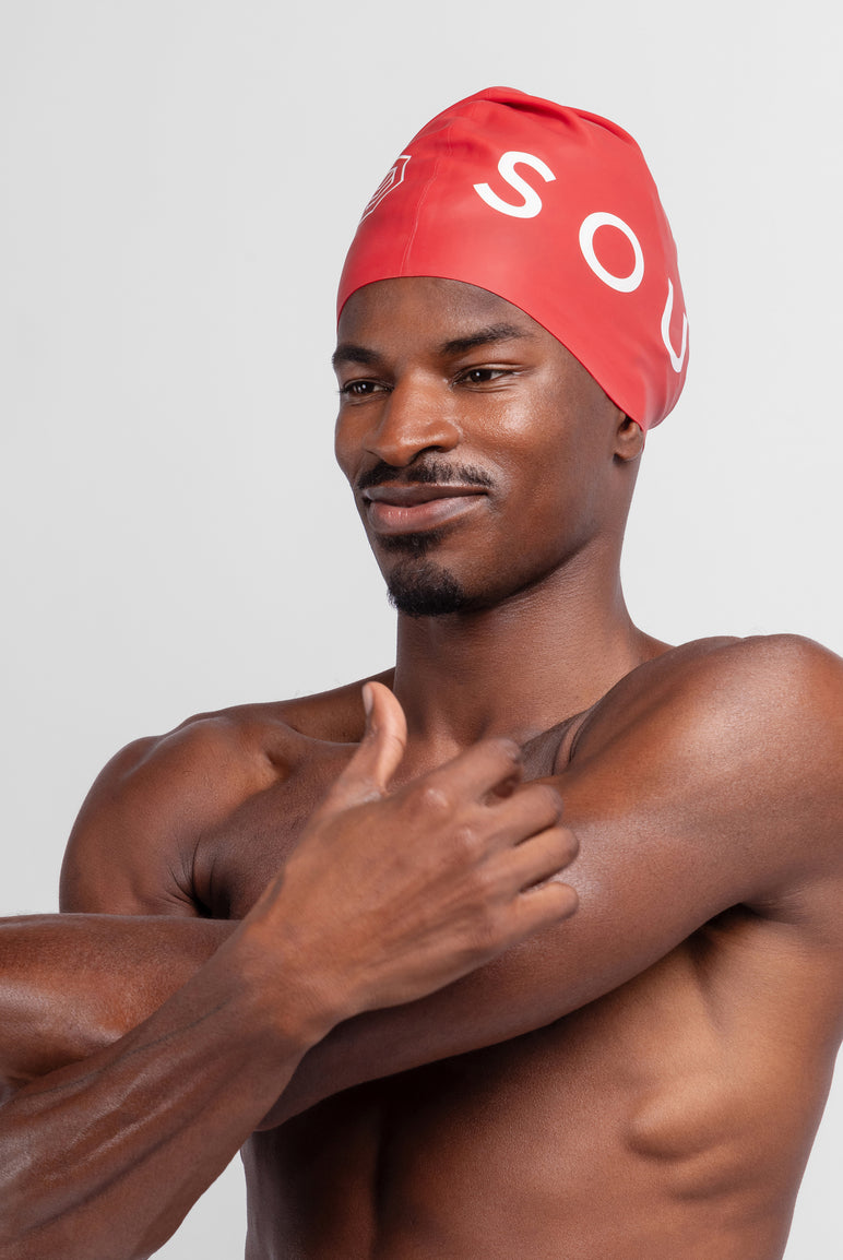 Bold Logo Swim Cap
