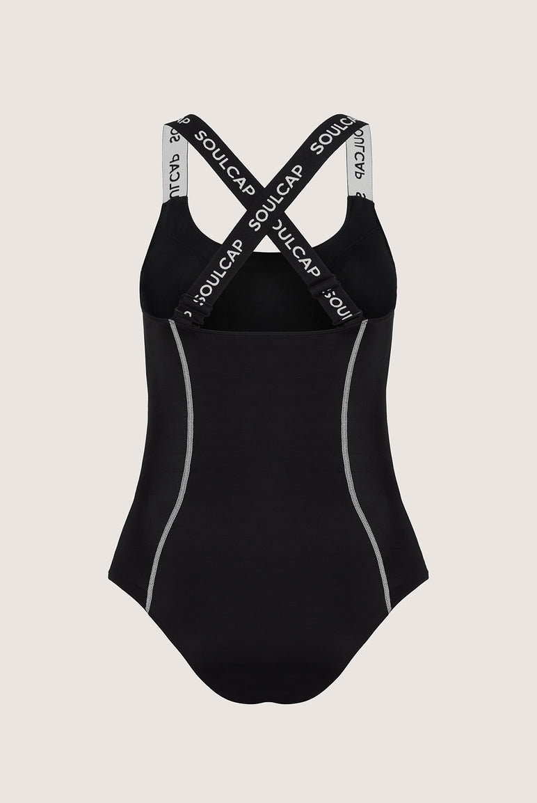 Women's One-Piece Swimsuit with Adjustable Straps