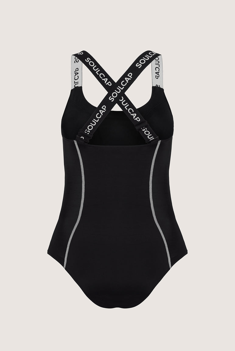 Women's One-Piece Swimsuit with Adjustable Straps